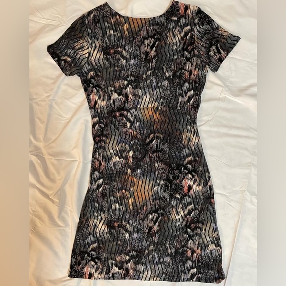 Metaphor Abstract Printed Pattern Dress​ - Picture 3 of 5